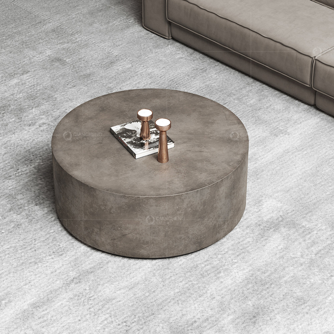 Stainless Steel Base Side Corner SS Coffee Table Artificial Marble Top