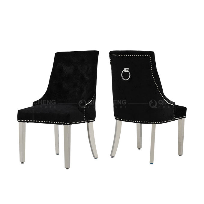 Qiancheng Velvet Modern Dining Chair