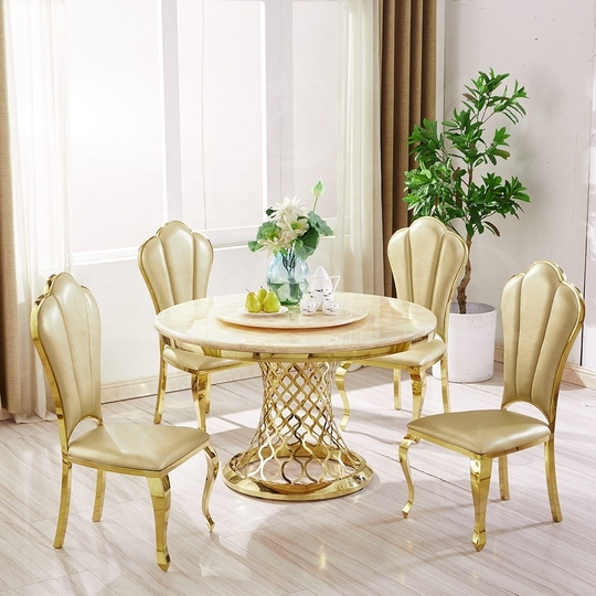 51x30inch Minimalist Round Dining Table 6 Seater Dining Table And Chairs