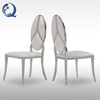 19x20x42inch High Back Dining Room Chairs Leather Upholstery Linear Stitching