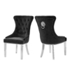 Modern 0.2CBM SS Dining Chairs Home Furniture Velvet Fabric Dining Chairs