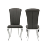 Home Furniture 20x26x42inch SS Dining Chairs Bold Curves American Style