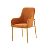 European Style SS Dining Chairs 56x62x93cm With Comfortable Fabric European Style SS Dining Chairs 56x62x93cm With Comfortable Fabric