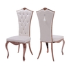 White Modern Crystal PU Leather Dining Chairs 10.5kg 201 Stainless Steel frame White Modern Crystal PU Leather Dining Chairs 10.5kg 201 Stainless Steel frame