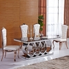 White Modern Crystal PU Leather Dining Chairs 10.5kg 201 Stainless Steel frame White Modern Crystal PU Leather Dining Chairs 10.5kg 201 Stainless Steel frame