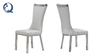 Luxury Chrome SS Dining Chairs softness Upholstered Dining Room Chair