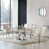 NO Folded OEM Velvet Dining Room Chairs Stainless Steel Metal Legs Dining Chairs