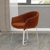 Fabric 0.22cbm Luxury Dining Table Chairs 54x64x92cm Nordic Style