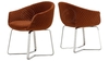 Fabric 0.22cbm Luxury Dining Table Chairs 54x64x92cm Nordic Style
