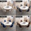 High quality customized color 6 seater luxury marble dining tables