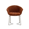 Fabric 0.22cbm Luxury Dining Table Chairs 54x64x92cm Nordic Style