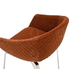Fabric 0.22cbm Luxury Dining Table Chairs 54x64x92cm Nordic Style