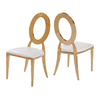 Stackable 47x59x94cm Hotel Banquet Chairs Stainless Steel Wedding Chairs Stackable 47x59x94cm Hotel Banquet Chairs Stainless Steel Wedding Chairs