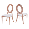 Stackable 47x59x94cm Hotel Banquet Chairs Stainless Steel Wedding Chairs Stackable 47x59x94cm Hotel Banquet Chairs Stainless Steel Wedding Chairs
