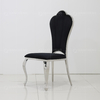 Durable 0.12m3 Leather Restaurant Chair 52x51x110cm Stainless Steel Dining Chairs