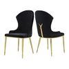 Backrest Decoration 50x60x97cm SS Dining Chairs Modern Dining Room Chairs