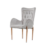 Luxury Velvet OEM SS Dining Chairs Silver Golden Dining Room Furniture