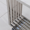 White Marble And Chrome SS Console Table For Living Room Furniture
