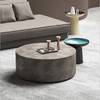 Stainless Steel Base Side Corner SS Coffee Table Artificial Marble Top