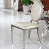Round Back Velvet SS Dining Chairs 20x22x36inch For Banquet