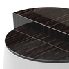 12mm Tempered Black Glass Coffee Table For Dining Room