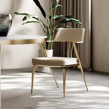 Nordic american style restaurant golden ss home furniture dining room chairs