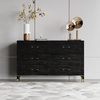 Home Decorating SS Console Table Sideboard Living Room With 6 Drawers