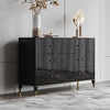 Home Decorating SS Console Table Sideboard Living Room With 6 Drawers
