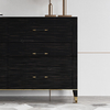 Home Decorating SS Console Table Sideboard Living Room With 6 Drawers
