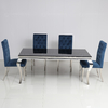 12mm Tempered Glass Dining Table 6 Chairs Stainless Steel Legs 12mm Tempered Glass Dining Table 6 Chairs Stainless Steel Legs