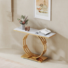Metal 201 SS Console Table Living Room In Gold Hallway Furniture