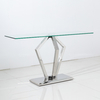Silver Mirror SS Furniture Console Corner Hallway Table Silver Mirror SS Furniture Console Corner Hallway Table