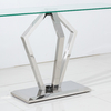 Silver Mirror SS Furniture Console Corner Hallway Table Silver Mirror SS Furniture Console Corner Hallway Table