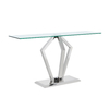 Silver Mirror SS Furniture Console Corner Hallway Table Silver Mirror SS Furniture Console Corner Hallway Table