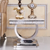 Qiancheng 24x24inch Sofa Side End Table 20mm Modern Marble Side Table