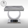 Qiancheng 24x24inch Sofa Side End Table 20mm Modern Marble Side Table