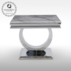 Qiancheng 24x24inch Sofa Side End Table 20mm Modern Marble Side Table