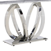 Elegant Marble SS Console Table 120x40x80cm Long Lasting Wear Elegant Marble SS Console Table 120x40x80cm Long Lasting Wear