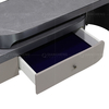 Popular style Marble Top Metal Frame TV Stand 83kg Polished Grey Color