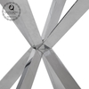 5 15mm Stainless Steel Side Tables For Living Room 35kg Modern glass top