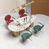 Uber Stylish 0.4CBM Luxury Marble Dining Table 8 Seater 1.2mm 201 Stainless Steel Uber Stylish 0.4CBM Luxury Marble Dining Table 8 Seater 1.2mm 201 Stainless Steel