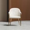 0.2m3 Gold Frame SS Dining Chairs For Sitting Room