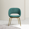 Modern Velvet Upholstered Dining Chair For Bedroom