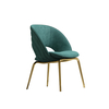 Modern Velvet Upholstered Dining Chair For Bedroom