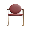 Metal Western Industry SS Dining Chairs Red for Restaurant Cafe Metal Western Industry SS Dining Chairs Red for Restaurant Cafe