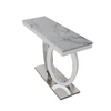 Stable 20mm SS Console Table European Style Grey Marble Top