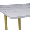 6 Seater Luxury Marble Dining Table Sintered Stone Top Dining Table