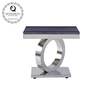 Marble OEM Stainless Steel Side Tables Square 60x60 Mirror Side Tables