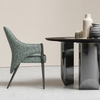 Dia 135x75cm Luxury Marble Dining Table High Temperature Resistance Furniture