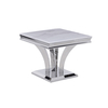 Marble Top End 201 Stainless Steel Side Tables Retangular Shape Marble Top End 201 Stainless Steel Side Tables Retangular Shape